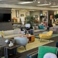 Sofas, chairs, and tables for sale at CORT Furniture Outlet.