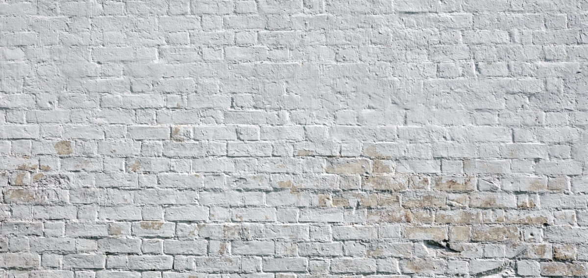 A limewash brick wall.